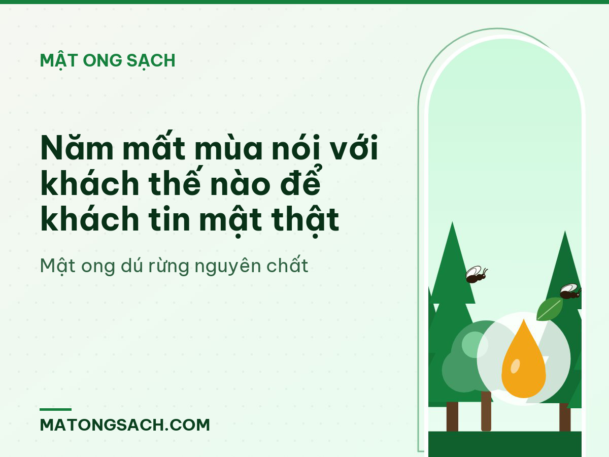 Năm mất mùa nói với khách thế nào để khách tin mật thật
