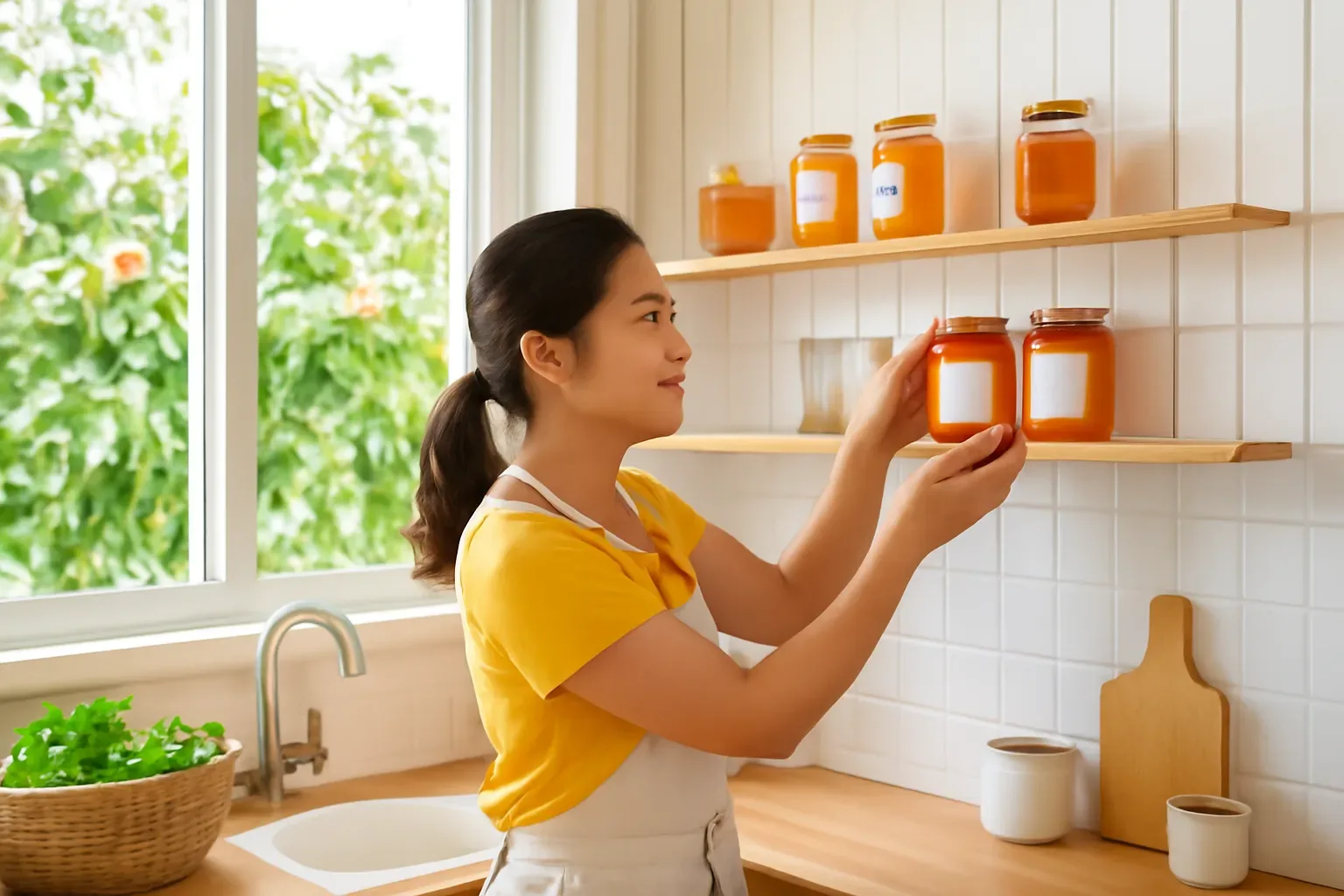 Mật ong dú để gần phân bón, thuốc trong kho nhà rẫy